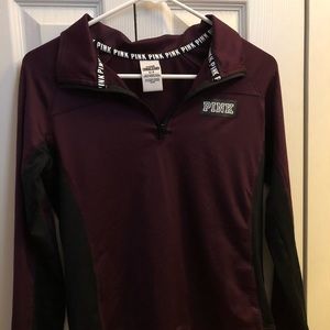 PINK Victoria’s Secret Half Zip Long sleeve